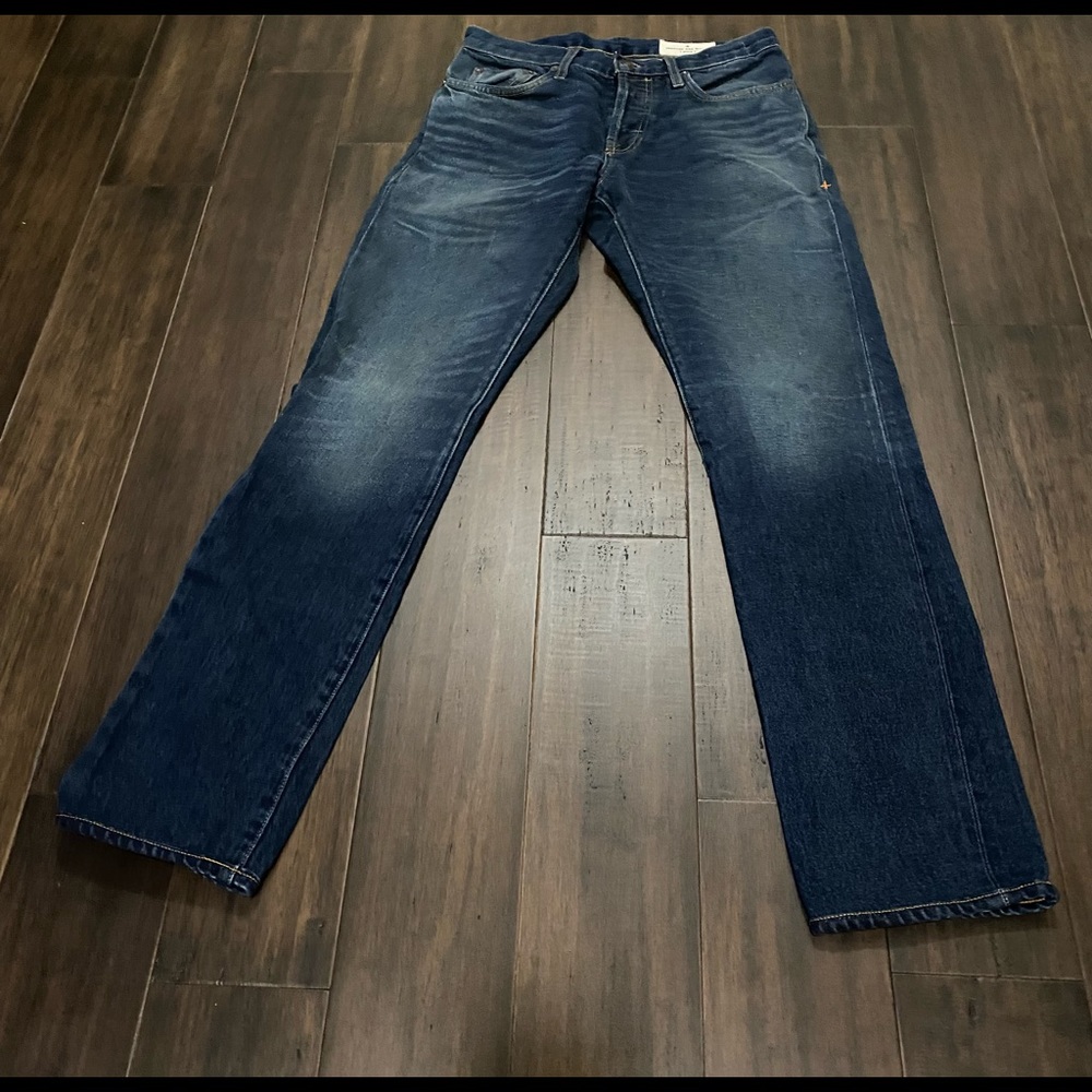 IMOGENE AND WILLIE LADIES BLUE BARTON SLIM BUTTON FLY JEANS SIZE 29